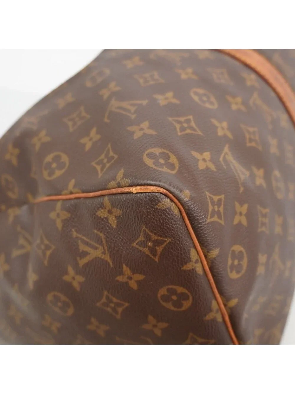 Louis Vuitton Boston Bag Monogram Keepall 50 Brown